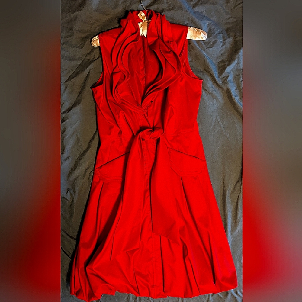 Samuel Dong red dress